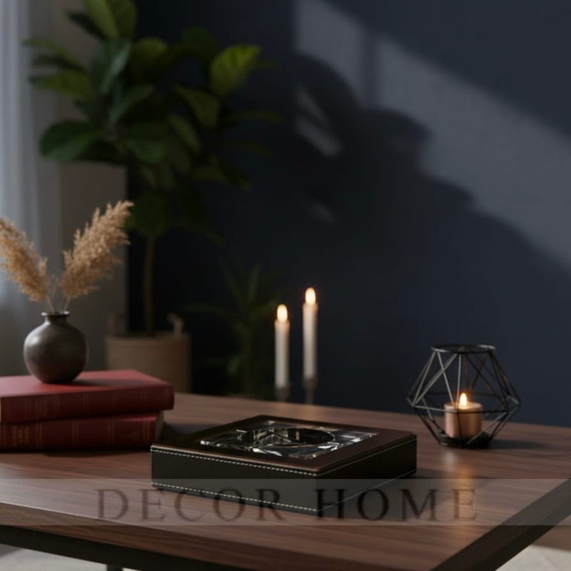 Obsidian Luxe Square Ashtray