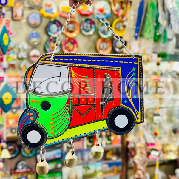 Handmade Metal  Wall Hanging Traditional Truck Art