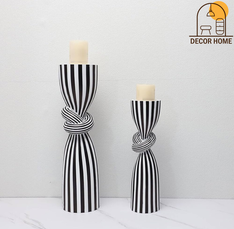 Striped Kink Candlestick Ornaments