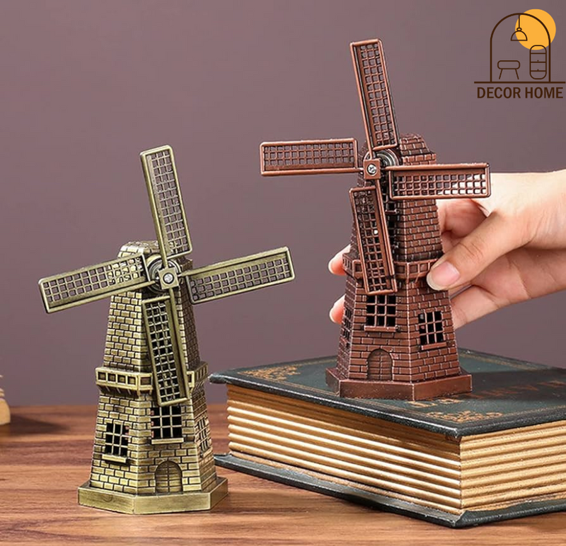 Antique Dutch Windmill Model