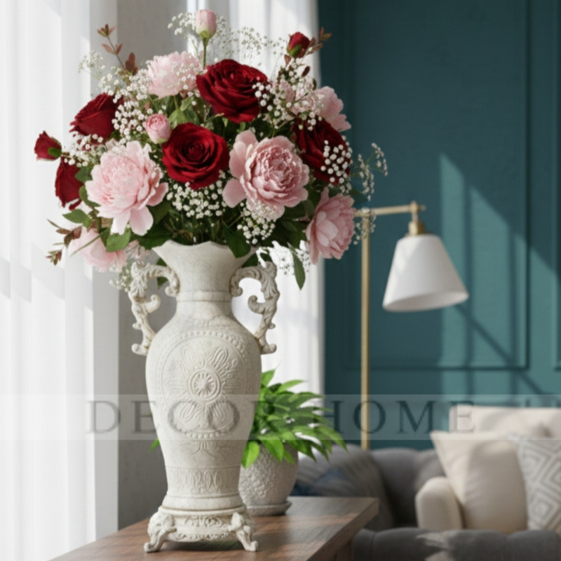 Textured ceramic jug-style vase