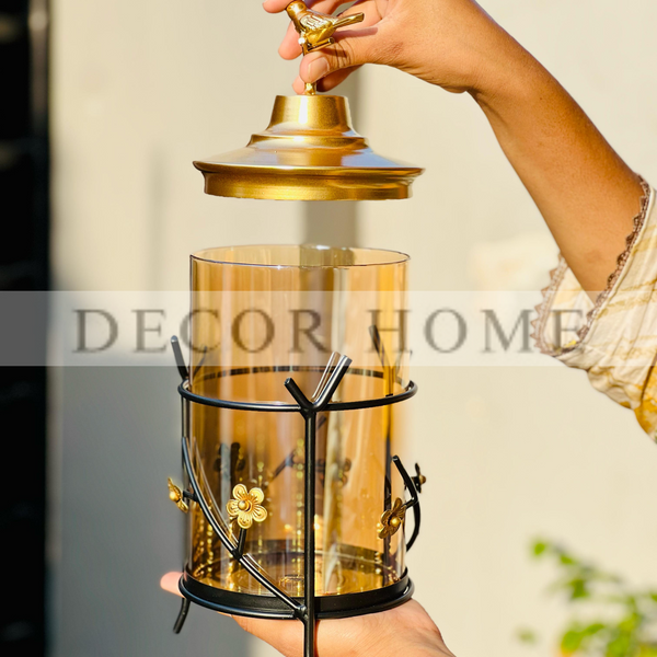 Rustic Charm Storage Jar