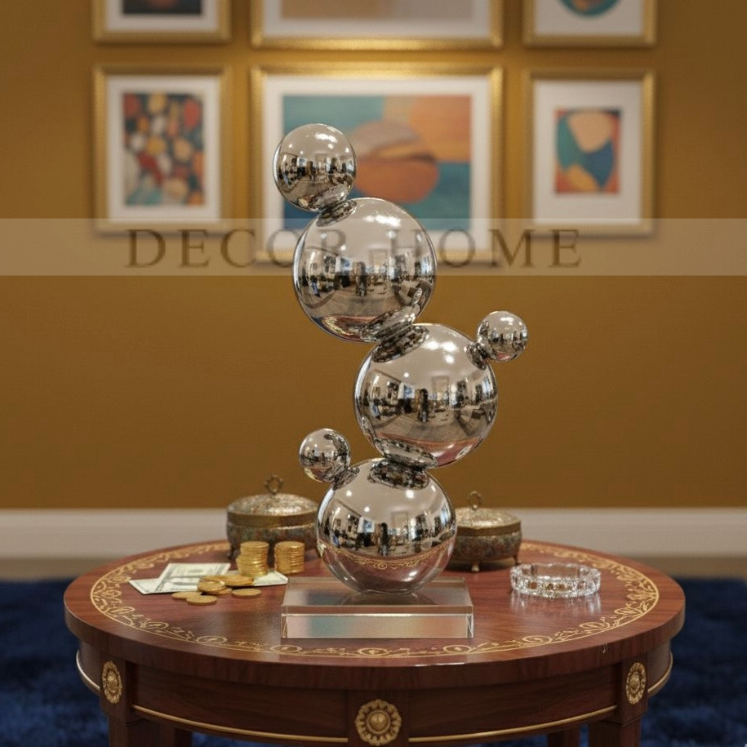 Stainless Steel Combination Ball Decor Ornament