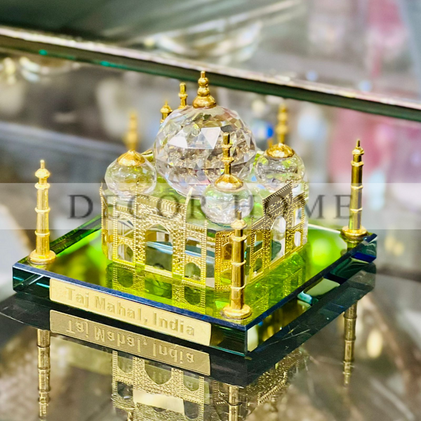 Crystal Taj Mahal Showpiece