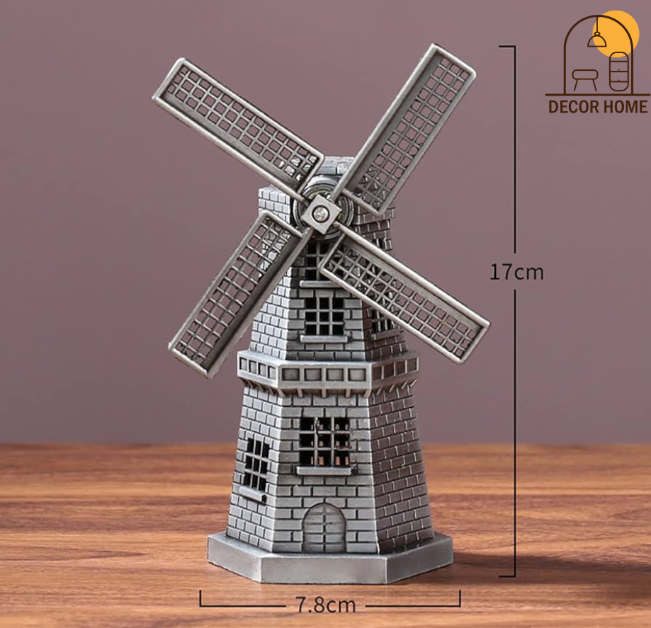 Antique Dutch Windmill Model