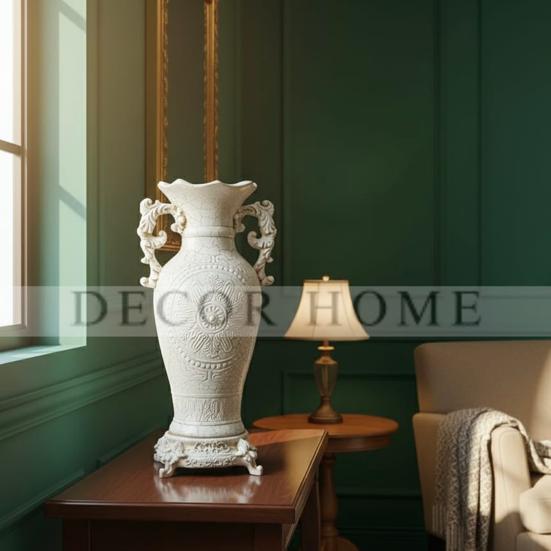 Textured ceramic jug-style vase