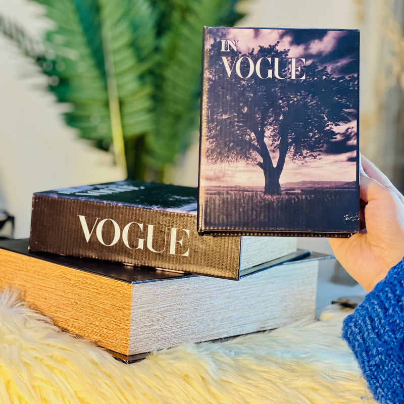 Decorative Vogue Secret Books & Jewellery Box