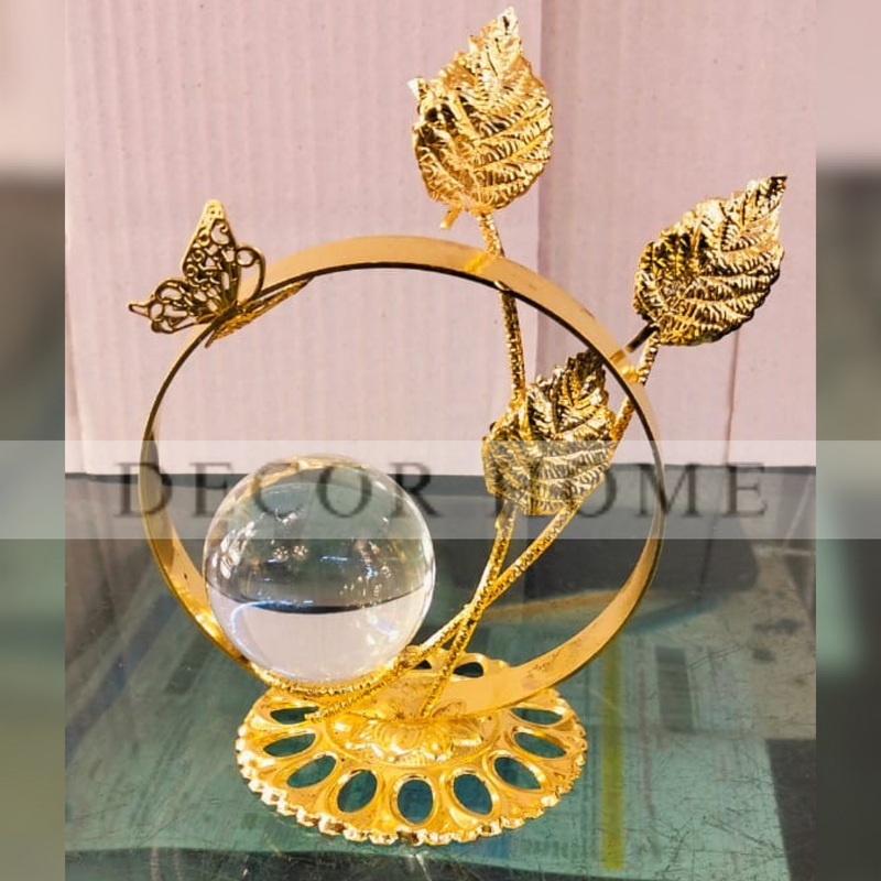 Crystal Ball Lead Design Metal  Decor