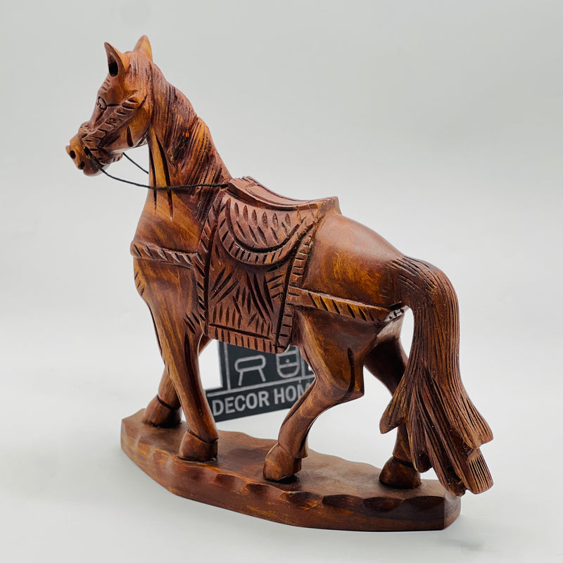 Sheesham Wood Horse Sculpture