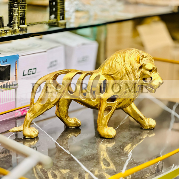 Metal Lion Sculpture
