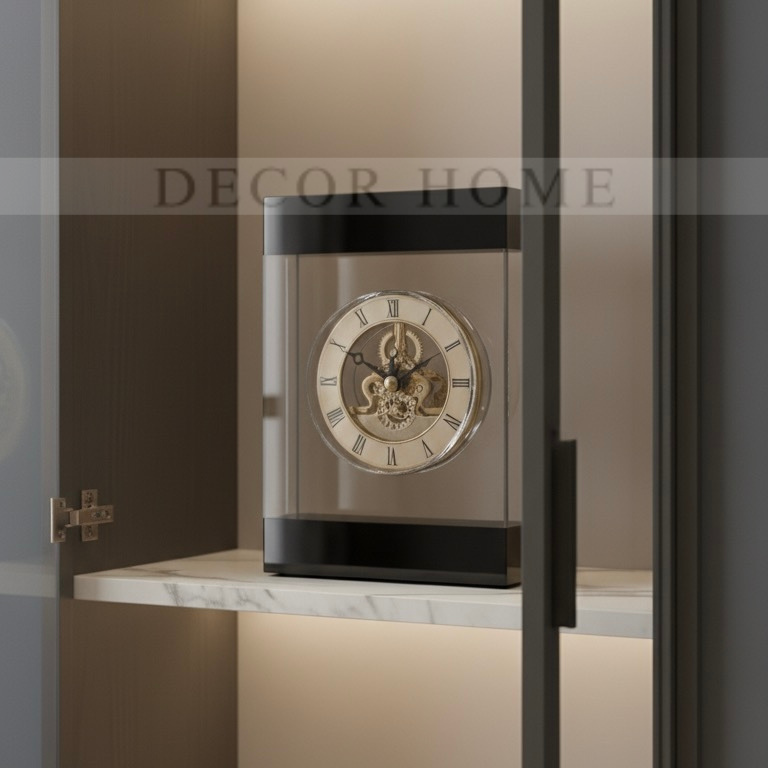 Crystal Gear Elegance Clock
