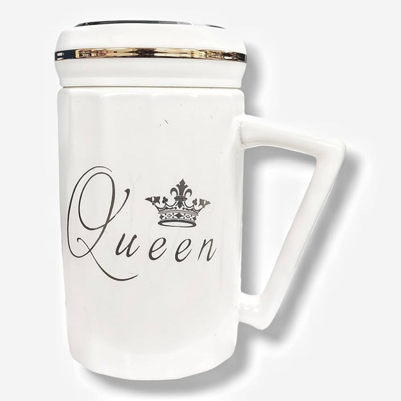 King & Queen Couple Coffee Mugs(Set Of 2)