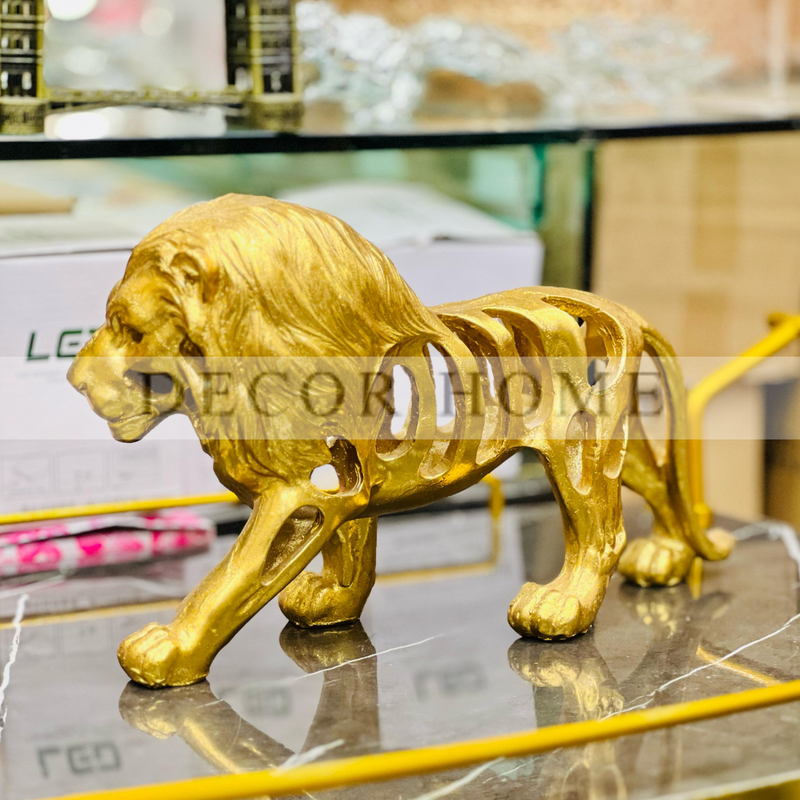 Metal Lion Sculpture