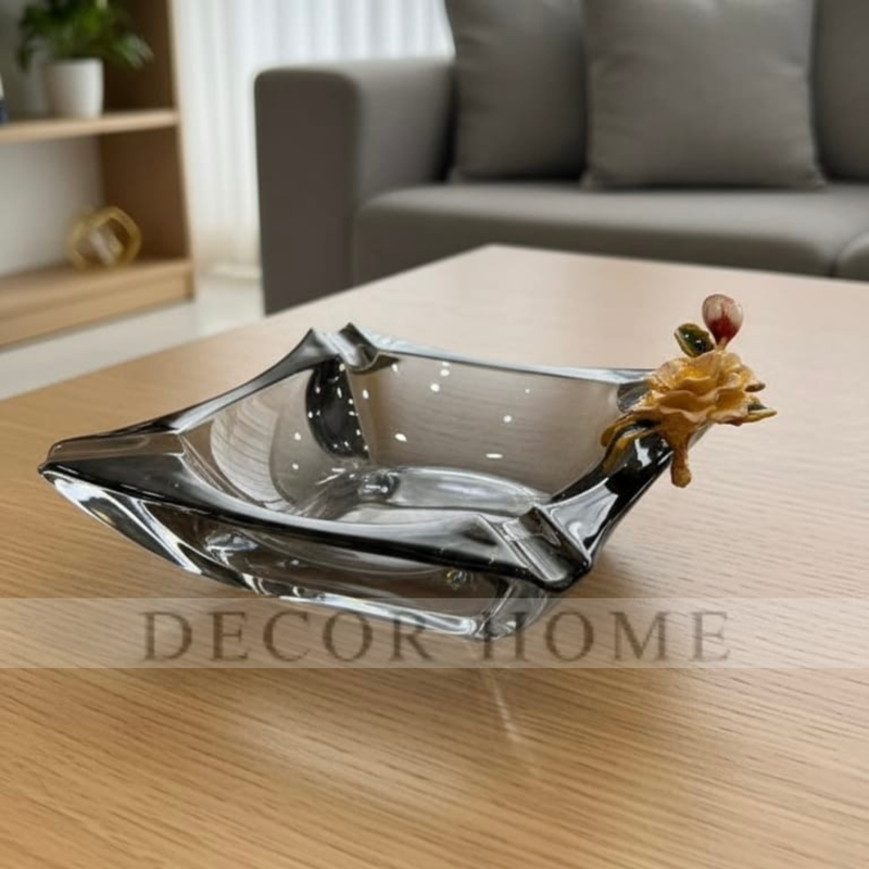 Exclusive Transparent Crystal  Ashtray