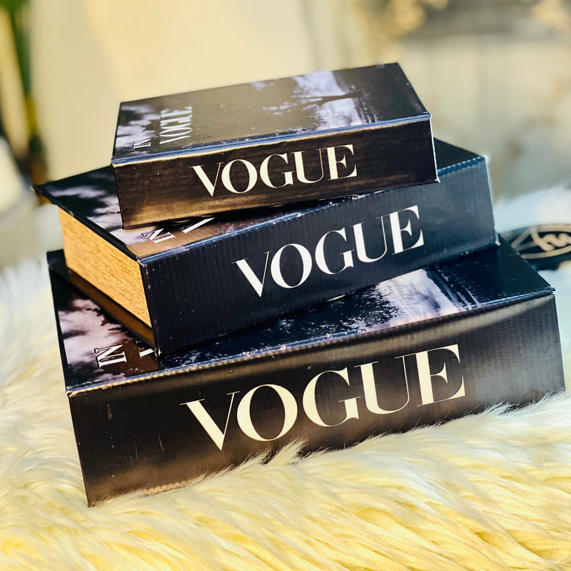 Decorative Vogue Secret Books & Jewellery Box