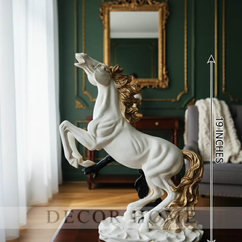 Jumping Horse Sculpture