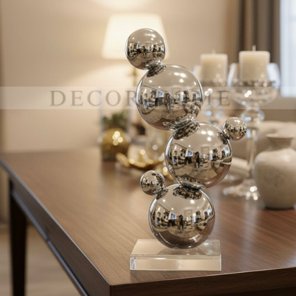 Stainless Steel Combination Ball Decor Ornament