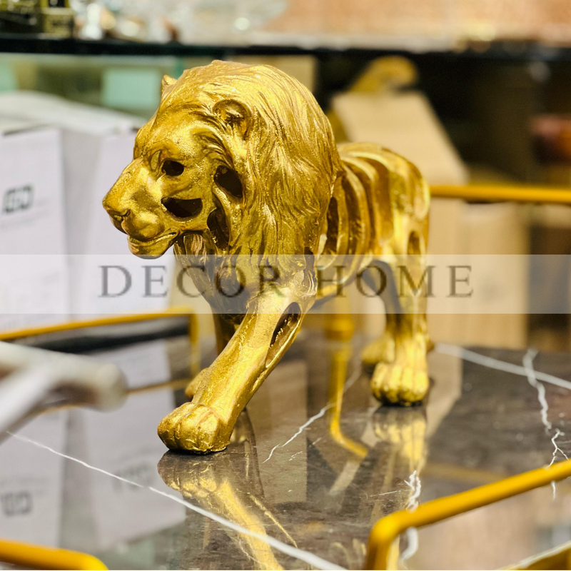 Metal Lion Sculpture