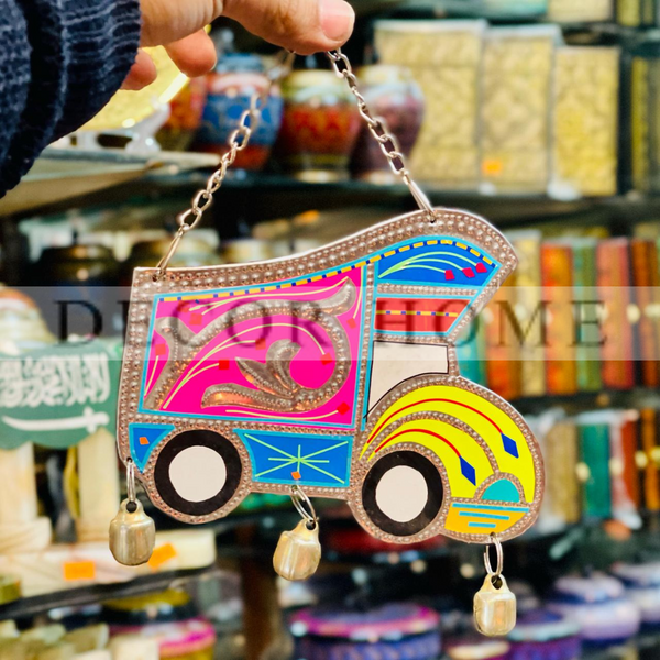 Handmade Metal  Wall Hanging Traditional Truck Art