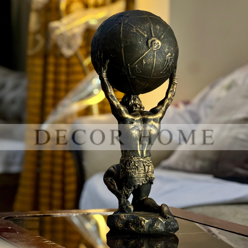 Atlas Holding World Greek Statue