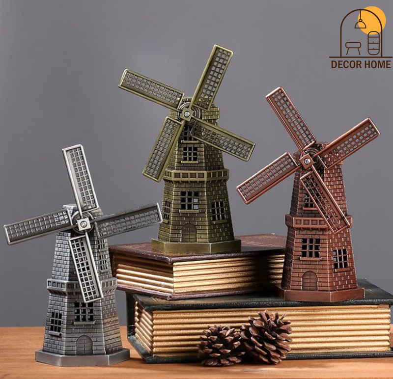 Antique Dutch Windmill Model