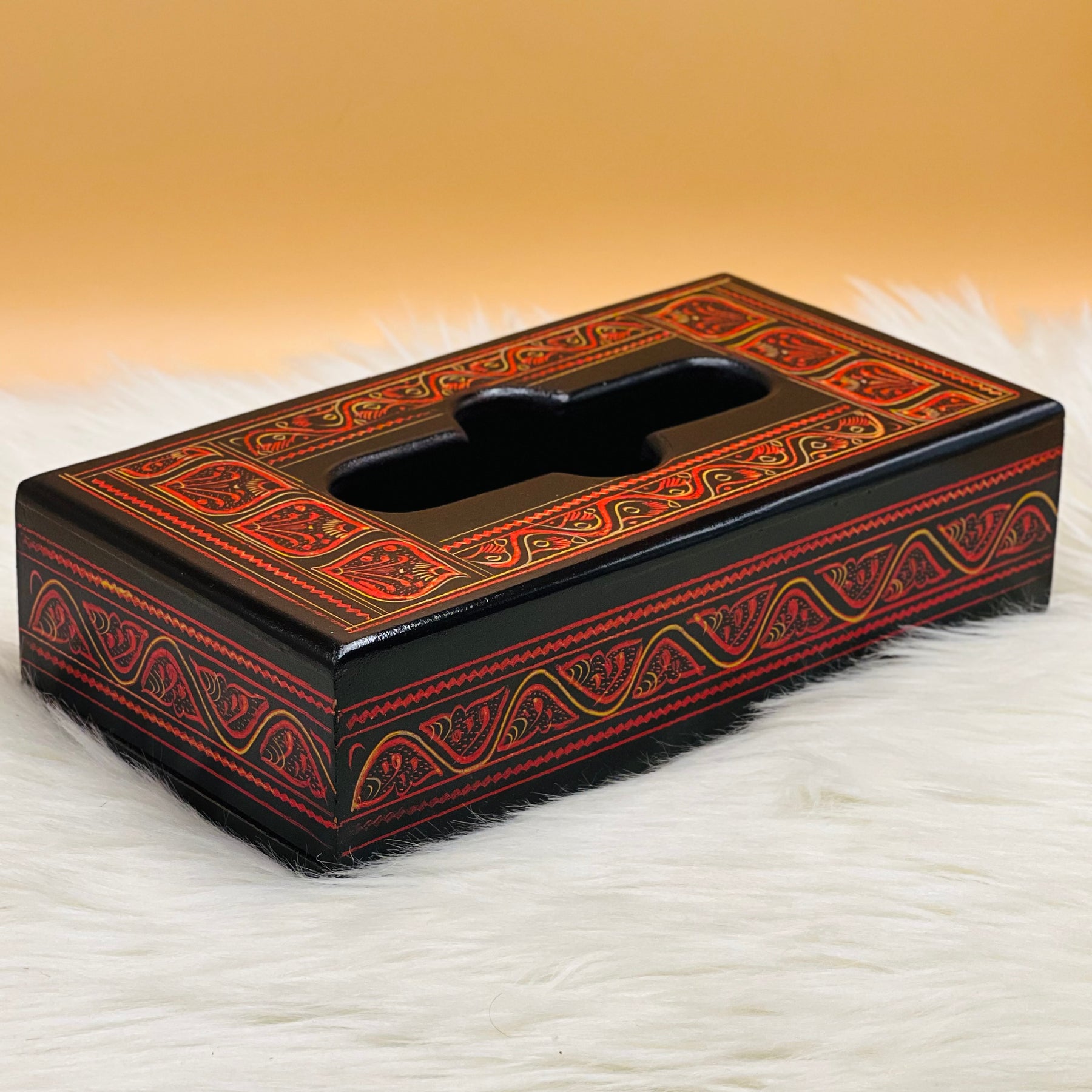 Laquer Art Tissue Box