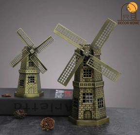 Antique Dutch Windmill Model
