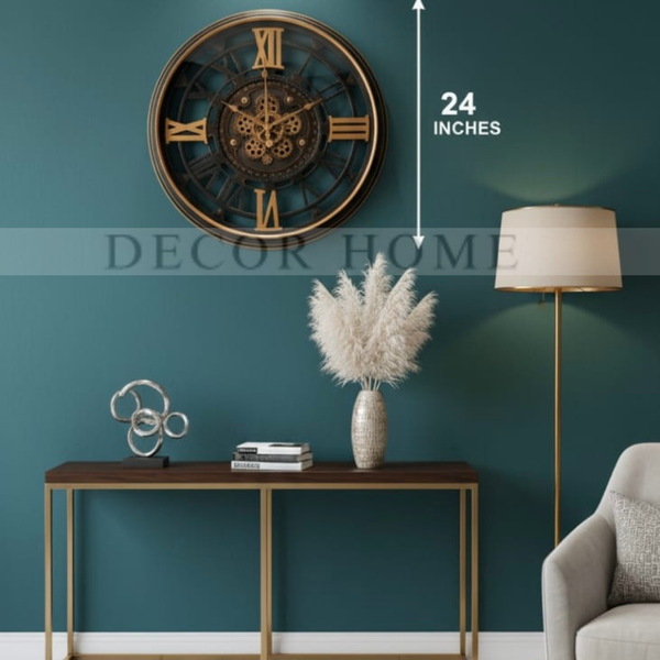 Iron Core Vintage Wall Clock
