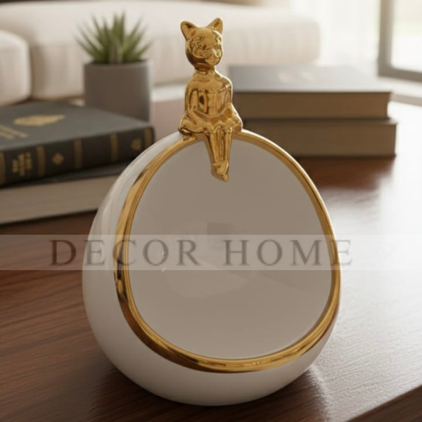 Golden Muse Ceramic Bowl