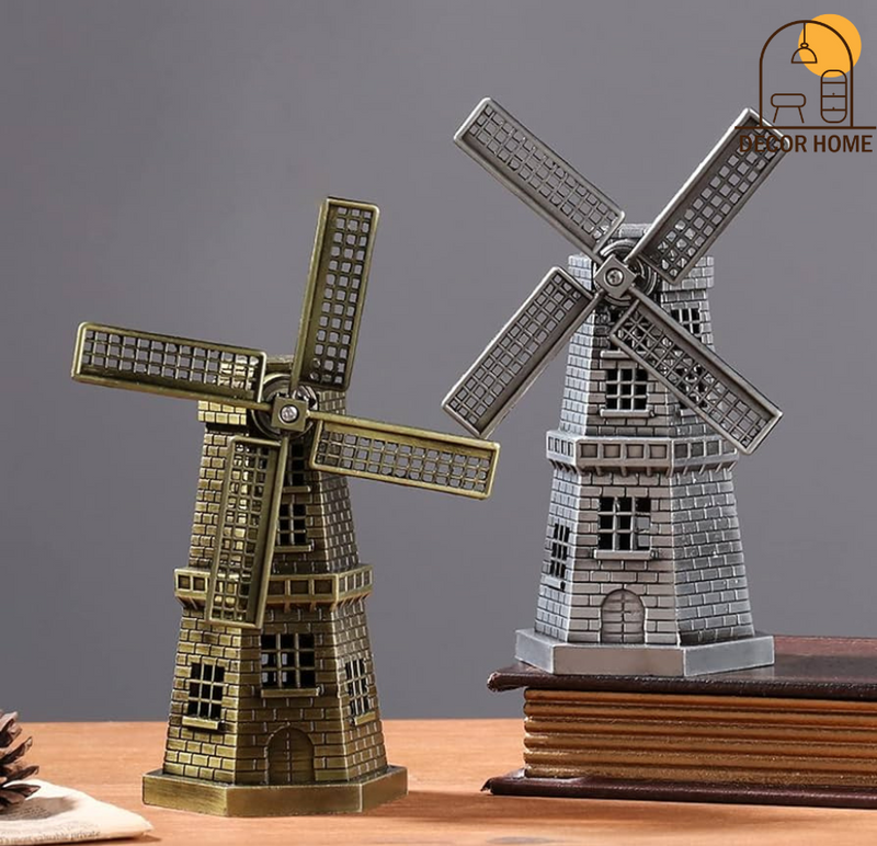 Antique Dutch Windmill Model