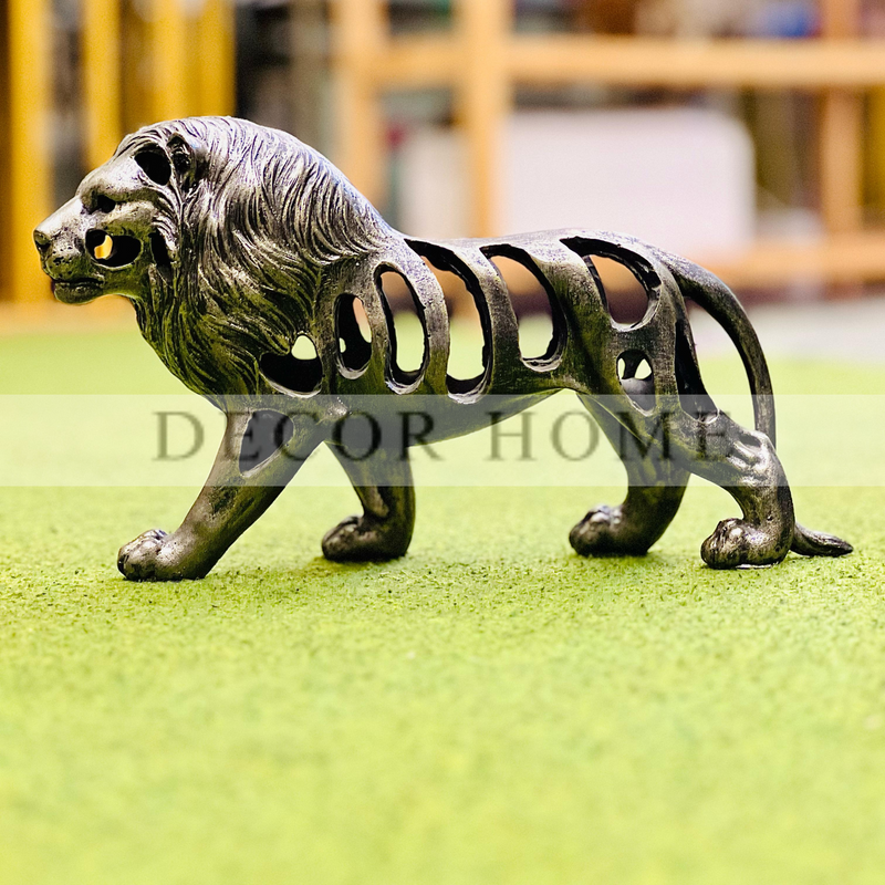 Metal Lion Sculpture
