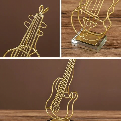 1 Pc Guitar Statue Musical Instrument