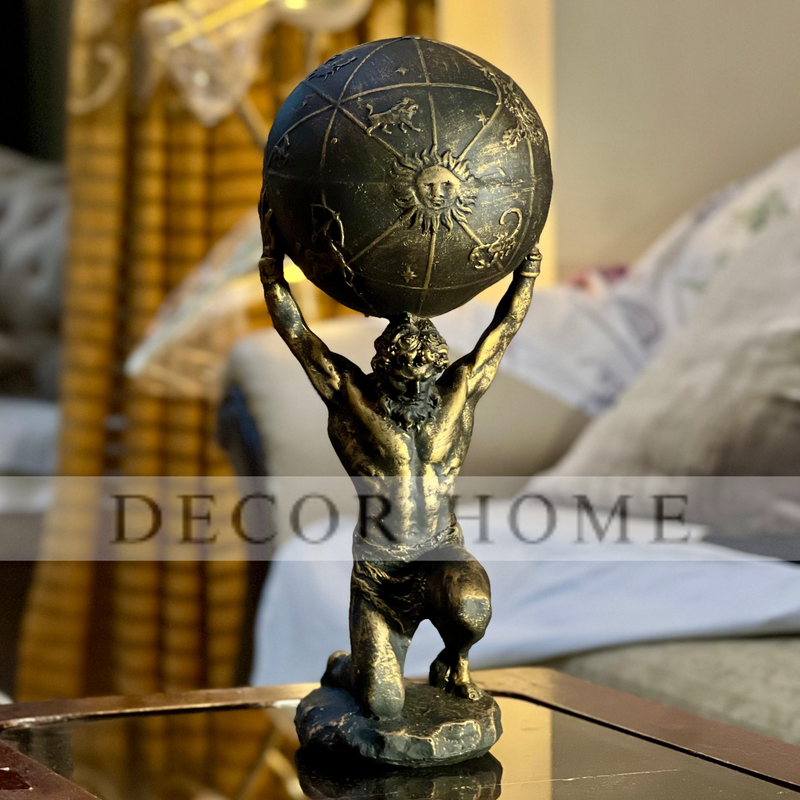 Atlas Holding World Greek Statue