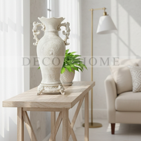 Textured ceramic jug-style vase