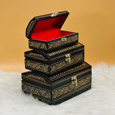 MDF Handcrafted Jewellery Box (Set of 3)