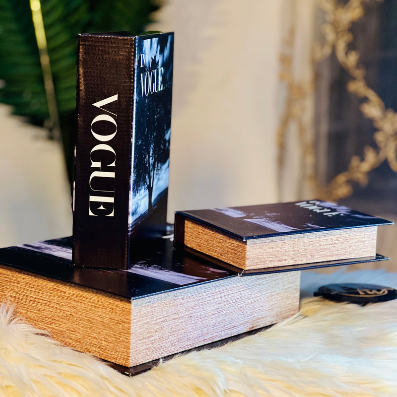 Decorative Vogue Secret Books & Jewellery Box