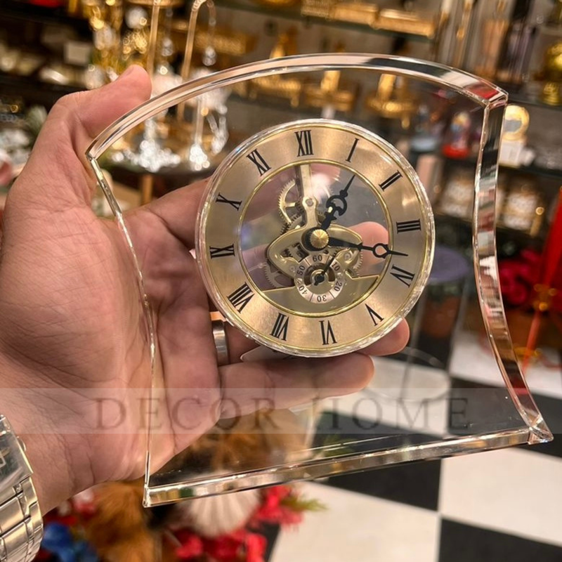 Executive Crystal Transparency Clock