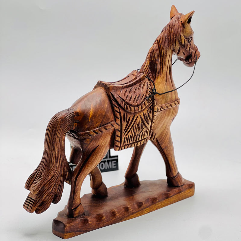 Sheesham Wood Horse Sculpture