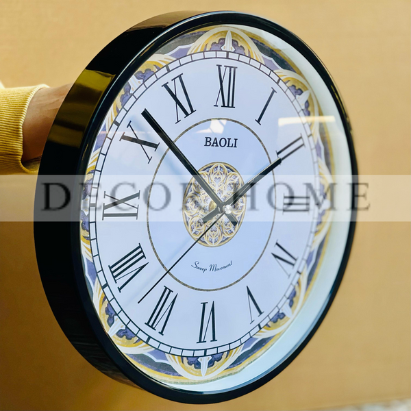 Baoli Quartz Fancy Roman Wall Clock