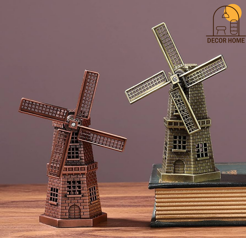 Antique Dutch Windmill Model