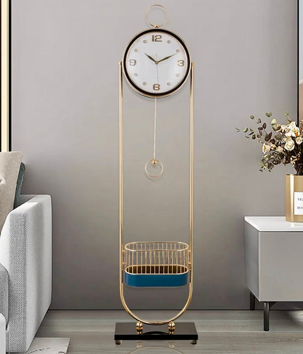 Gold Plated Home Decor with Storage Basket