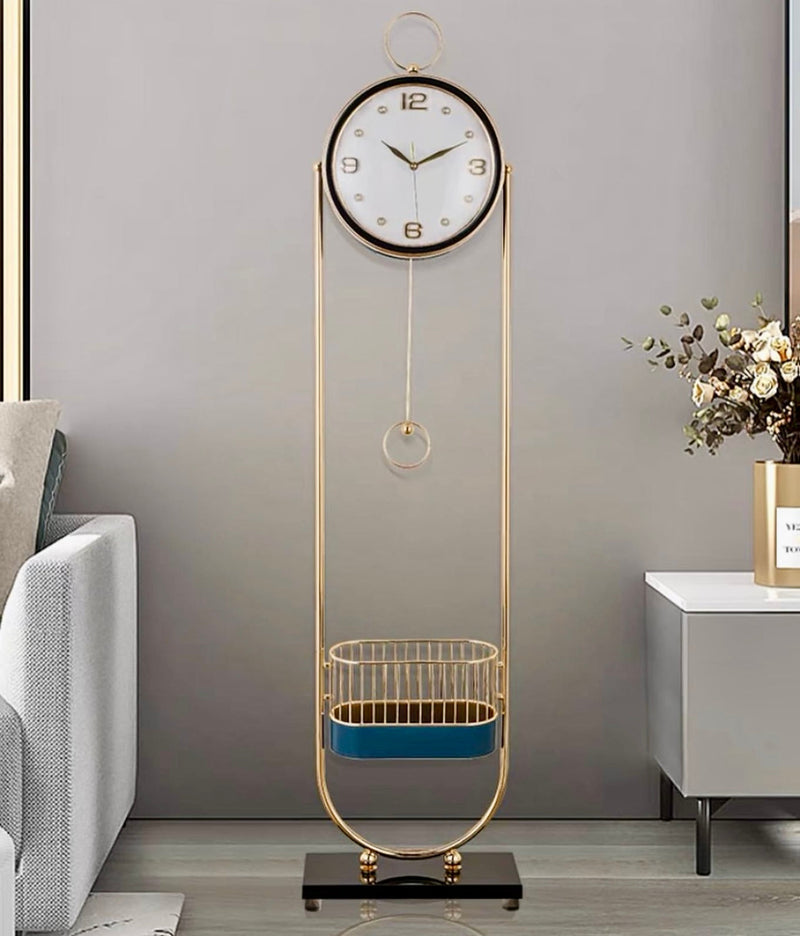 Gold Plated Home Decor with Storage Basket