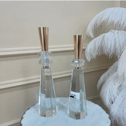 Modern Crystal Candle Holder(Set Of 2)