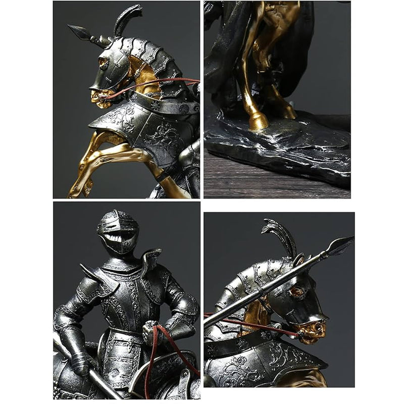 Medieval Knight Statue Sculpture