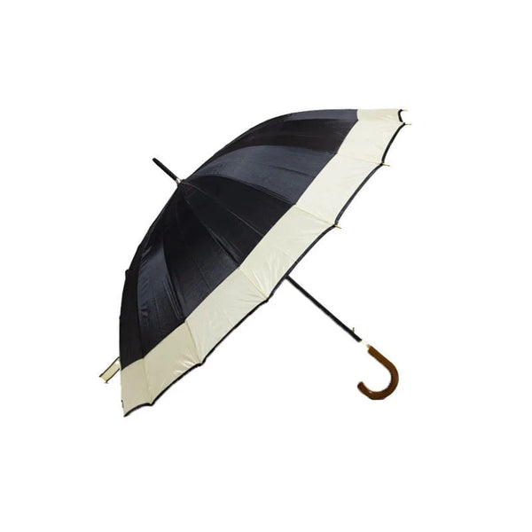 Rain Umbrella with Wooden Ratio