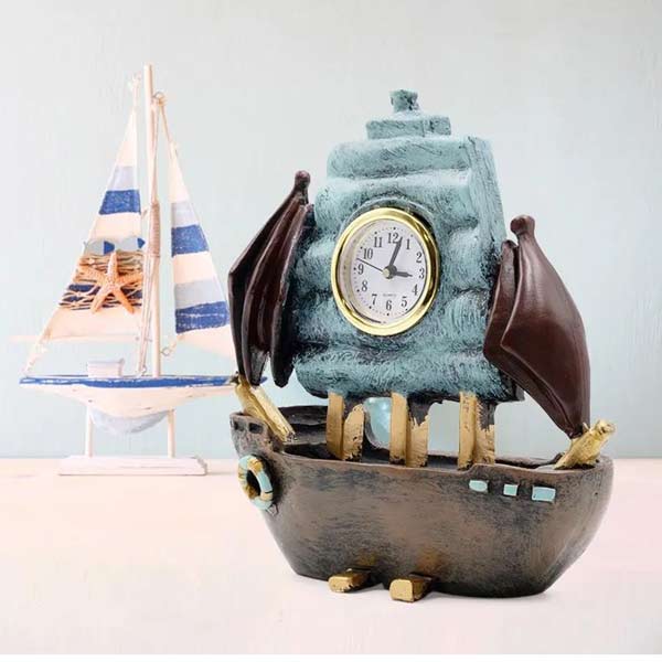 Decorative Vintage Ship Clock