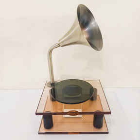 Vintage Crystal Gramophone