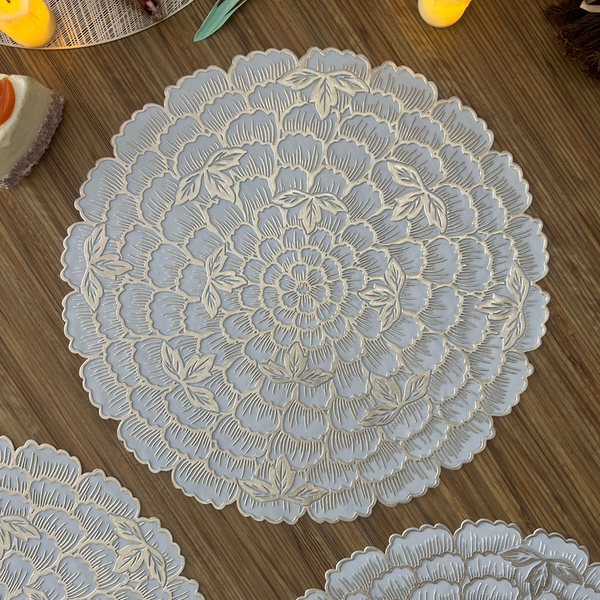 Beaded Round Table Placemat