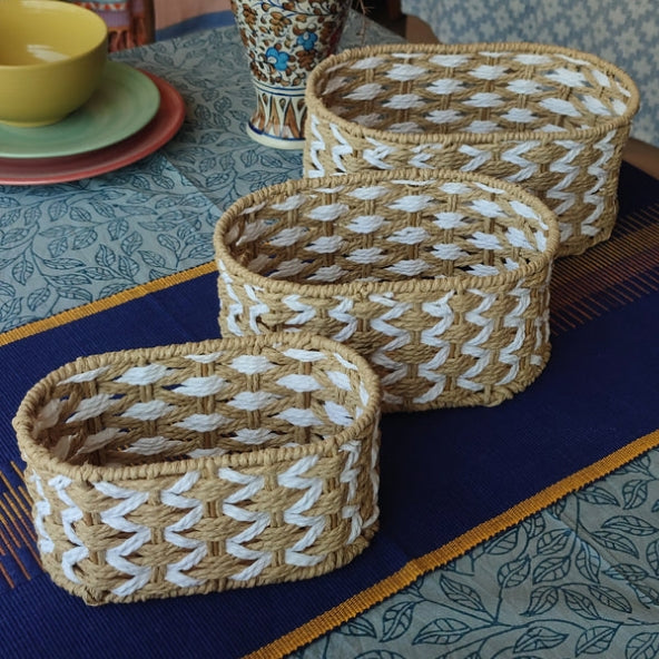 Oval Boho Baskets