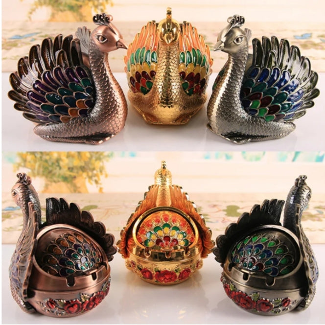 Noble Steed Peacock Styled Ashtray